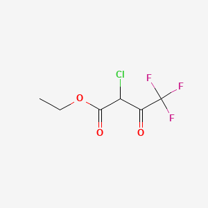 ethyl 2-chloro-4,4,4-trifluoro-3-oxobutanoate CAS 363-58-6