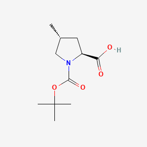 (2S,4R)-4-methyl-1-[(2-methylpropan-2-yl)oxycarbonyl]pyrrolidine-2-carboxylic acid CAS 364750-80-1