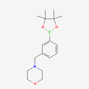 4-[[3-(4,4,5,5-tetramethyl-1,3,2-dioxaborolan-2-yl)phenyl]methyl]morpholine CAS 364794-80-9