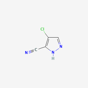 4-chloro-1H-pyrazole-5-carbonitrile CAS 36650-75-6
