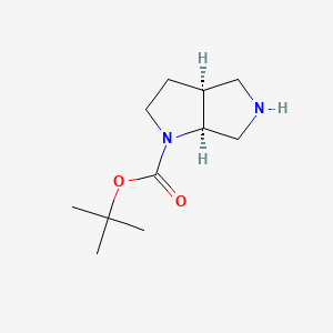 tert-butyl (3aS,6aS)-3,3a,4,5,6,6a-hexahydro-2H-pyrrolo[2,3-c]pyrrole-1-carboxylate CAS 370880-16-3