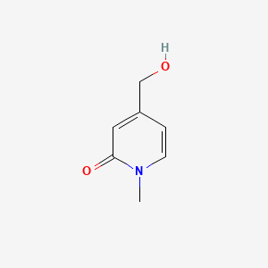 4-(hydroxymethyl)-1-methylpyridin-2-one CAS 371765-69-4