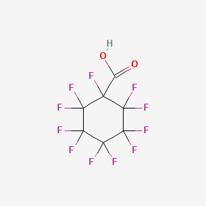 1,2,2,3,3,4,4,5,5,6,6-undecafluorocyclohexane-1-carboxylic acid CAS 374-88-9