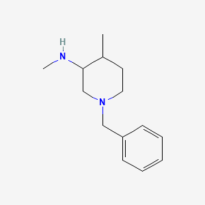 1-benzyl-N,4-dimethylpiperidin-3-amine CAS 384338-23-2
