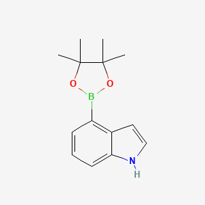 4-(4,4,5,5-tetramethyl-1,3,2-dioxaborolan-2-yl)-1H-indole CAS 388116-27-6