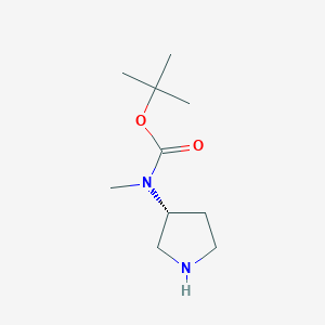 tert-butyl N-methyl-N-[(3R)-pyrrolidin-3-yl]carbamate CAS 392338-15-7