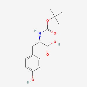 (2S)-3-(4-hydroxyphenyl)-2-[(2-methylpropan-2-yl)oxycarbonylamino]propanoic acid CAS 3978-80-1
