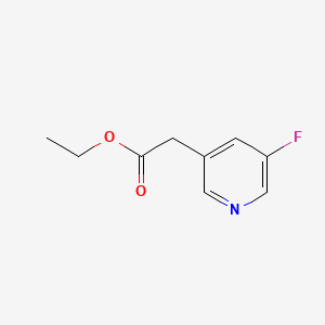 ethyl 2-(5-fluoro-3-pyridinyl)acetate CAS 39891-14-0