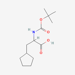 3-cyclopentyl-2-[(2-methylpropan-2-yl)oxycarbonylamino]propanoic acid CAS 401514-71-4