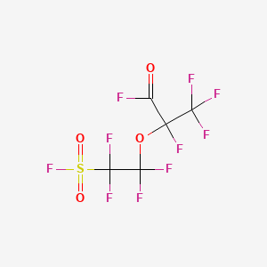 2,3,3,3-tetrafluoro-2-(1,1,2,2-tetrafluoro-2-fluorosulfonylethoxy)propanoyl fluoride CAS 4089-57-0