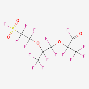 2,3,3,3-tetrafluoro-2-[1,1,2,3,3,3-hexafluoro-2-(1,1,2,2-tetrafluoro-2-fluorosulfonylethoxy)propoxy]propanoyl fluoride CAS 4089-58-1