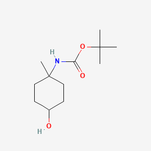 tert-butyl N-(4-hydroxy-1-methylcyclohexyl)carbamate CAS 412293-61-9