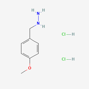 (4-methoxyphenyl)methylhydrazine;dihydrochloride CAS 412327-07-2