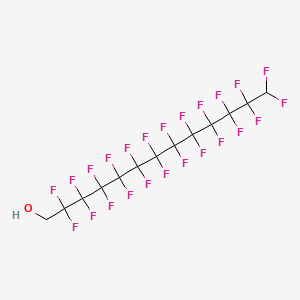 2,2,3,3,4,4,5,5,6,6,7,7,8,8,9,9,10,10,11,11,12,12,13,13-tetracosafluorotridecan-1-ol CAS 423-72-3