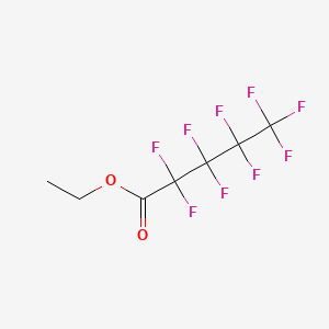 ethyl 2,2,3,3,4,4,5,5,5-nonafluoropentanoate CAS 424-36-2