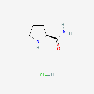 (2S)-pyrrolidine-2-carboxamide;hydrochloride CAS 42429-27-6