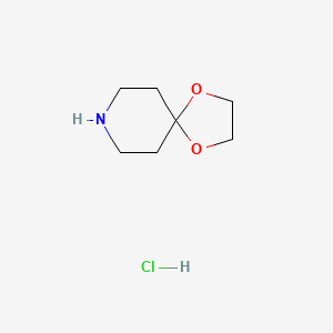 1,4-dioxa-8-azaspiro[4.5]decane;hydrochloride CAS 42899-11-6