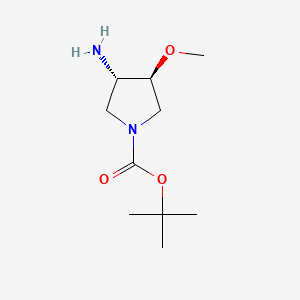 tert-butyl (3S,4S)-3-amino-4-methoxypyrrolidine-1-carboxylate CAS 429673-79-0