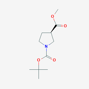 1-O-tert-butyl 3-O-methyl (3R)-pyrrolidine-1,3-dicarboxylate CAS 441717-40-4