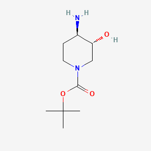 tert-butyl (3R,4R)-4-amino-3-hydroxypiperidine-1-carboxylate CAS 443955-98-4