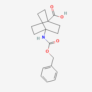 4-(phenylmethoxycarbonylamino)bicyclo[2.2.2]octane-1-carboxylic acid CAS 444344-91-6