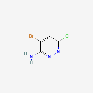 4-bromo-6-chloropyridazin-3-amine CAS 446273-59-2