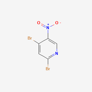 2,4-dibromo-5-nitropyridine CAS 4487-57-4
