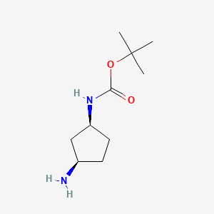 tert-butyl N-[(1S,3R)-3-aminocyclopentyl]carbamate CAS 454709-98-9