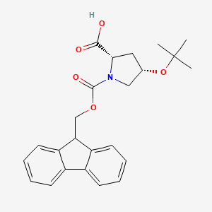 (2S,4S)-1-(9H-fluoren-9-ylmethoxycarbonyl)-4-[(2-methylpropan-2-yl)oxy]pyrrolidine-2-carboxylic acid CAS 464193-92-8