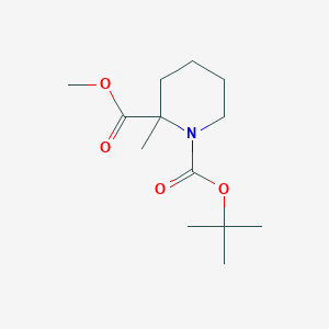 1-O-tert-butyl 2-O-methyl 2-methylpiperidine-1,2-dicarboxylate CAS 470668-97-4