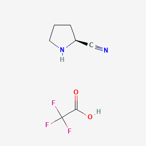 (2S)-pyrrolidine-2-carbonitrile;2,2,2-trifluoroacetic acid CAS 473797-71-6