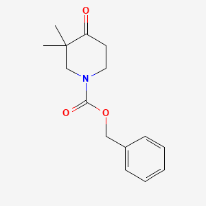 benzyl 3,3-dimethyl-4-oxopiperidine-1-carboxylate CAS 473838-66-3