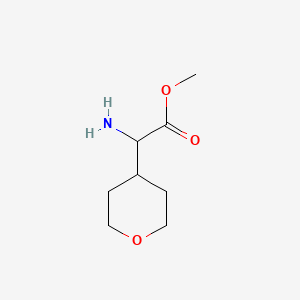 methyl 2-amino-2-(oxan-4-yl)acetate CAS 477585-43-6
