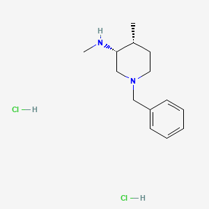 (3R,4R)-1-benzyl-N,4-dimethylpiperidin-3-amine;dihydrochloride CAS 477600-68-3