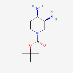 tert-butyl (3S,4R)-3,4-diaminopiperidine-1-carboxylate CAS 480450-36-0