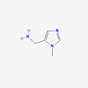 (3-methylimidazol-4-yl)methanamine CAS 486414-86-2