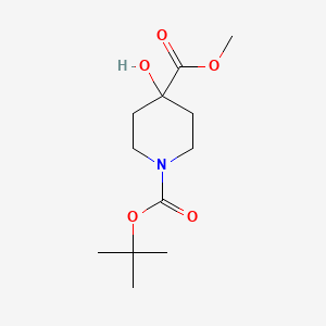 1-O-tert-butyl 4-O-methyl 4-hydroxypiperidine-1,4-dicarboxylate CAS 495415-09-3