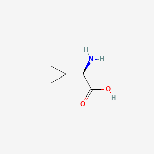 (2R)-2-amino-2-cyclopropylacetic acid CAS 49607-01-4