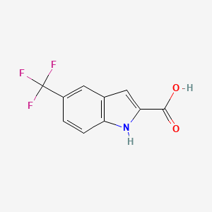 5-(trifluoromethyl)-1H-indole-2-carboxylic acid CAS 496946-78-2