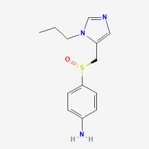 4-[(S)-(3-propylimidazol-4-yl)methylsulfinyl]aniline CAS 497223-38-8