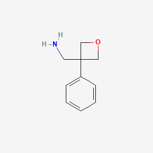 (3-phenyloxetan-3-yl)methanamine CAS 497239-45-9
