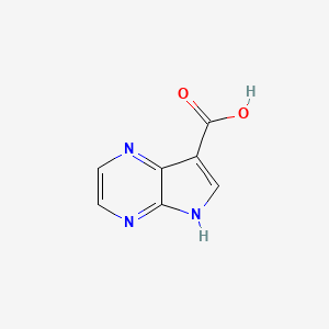 5H-pyrrolo[2,3-b]pyrazine-7-carboxylic acid CAS 502141-03-9