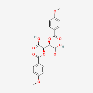 (2R,3R)-2,3-bis[(4-methoxybenzoyl)oxy]butanedioic acid CAS 50583-51-2