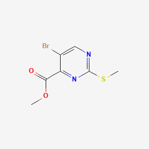 methyl 5-bromo-2-methylsulfanylpyrimidine-4-carboxylate CAS 50593-91-4
