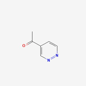 1-pyridazin-4-ylethanone CAS 50901-46-7
