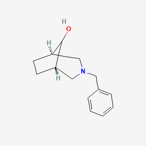 (1S,5R)-3-benzyl-3-azabicyclo[3.2.1]octan-8-ol CAS 521944-15-0
