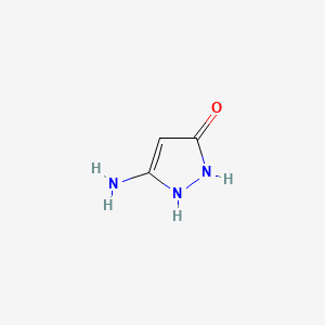 5-amino-1,2-dihydropyrazol-3-one CAS 53666-79-8
