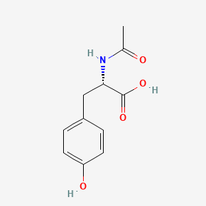 (2S)-2-acetamido-3-(4-hydroxyphenyl)propanoic acid CAS 537-55-3