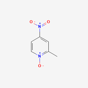 2-methyl-4-nitro-1-oxidopyridin-1-ium CAS 5470-66-6