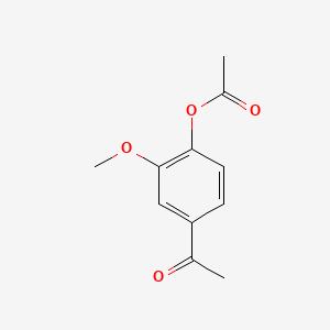 (4-acetyl-2-methoxyphenyl) acetate CAS 54771-60-7